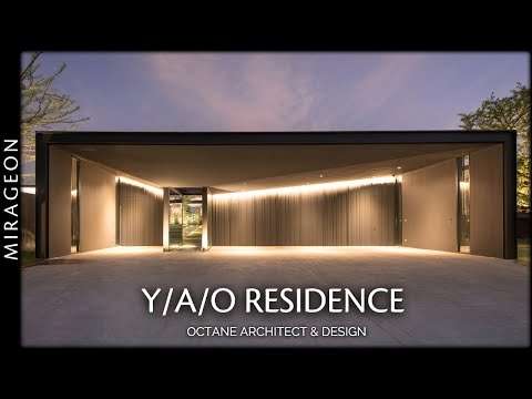 The Modern House where Walls and Roof Converge at an Oblique Angle | Y/A/O Residence