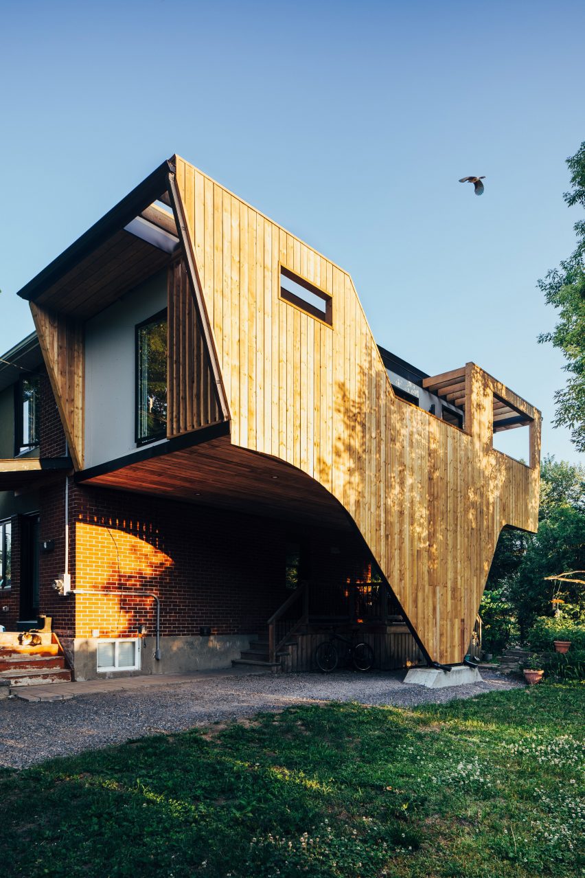 Residential extension informed by birds in flight