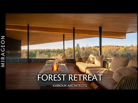 A Rustic and Modern Retreat | Forest Retreat