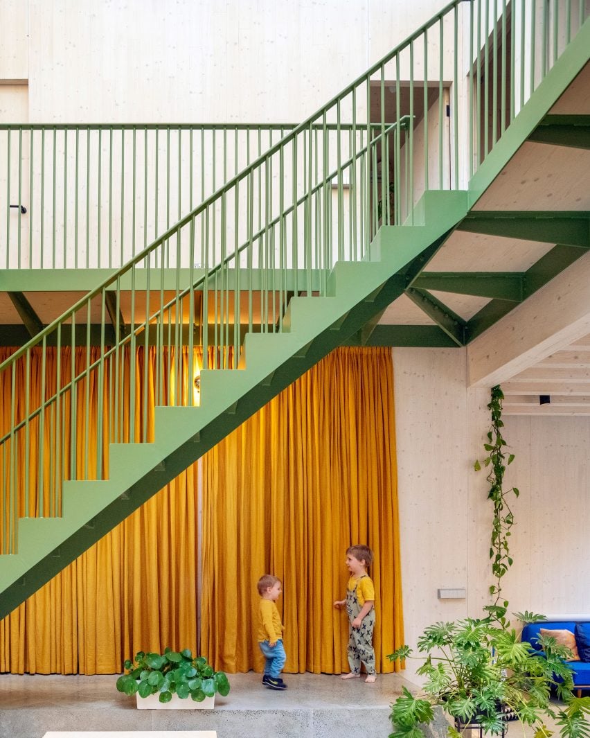 Interior of RIBA House of the Year-winner Green House by Hayhurst & Co