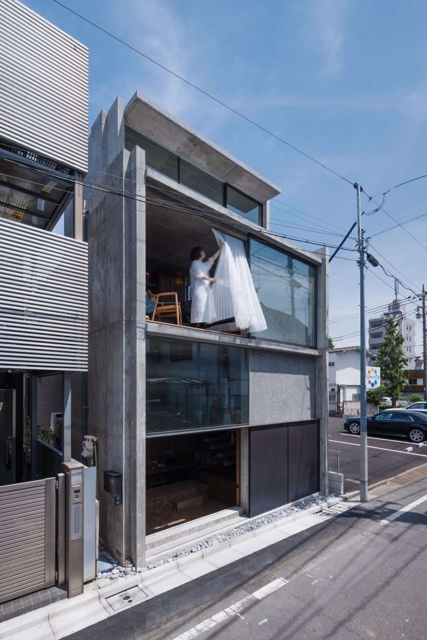 Building Frame of the House in Japan by IGArchitects