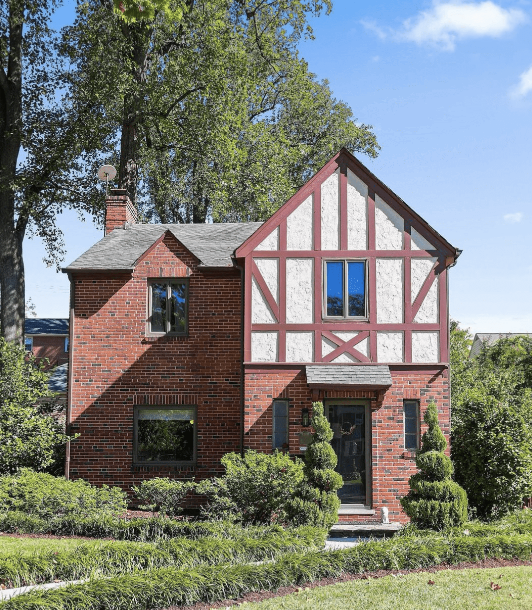 tudor style home exterior