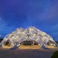 University of Stuttgart creates biomimetic pavilions for the Bundesgartenschau horticultural show in Germany