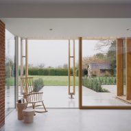 Living room with floor-to-ceiling windows