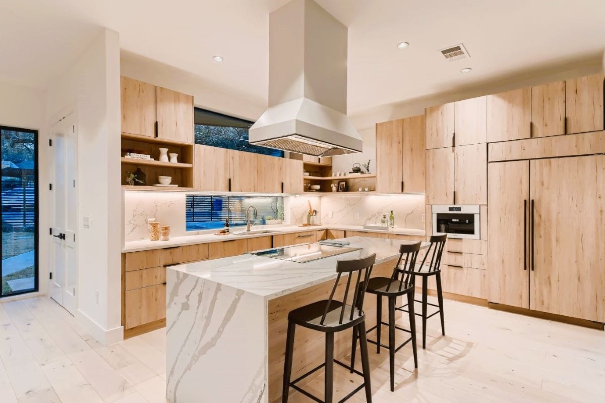Contemporary kitchen lighting design suggestions by Decorilla designer Marisol O.