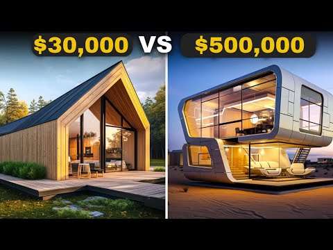 $30,000 vs $500,000 Prefab Modular Homes For Sale