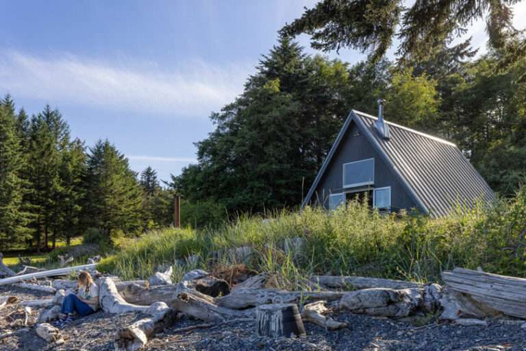 A 1960s A-Frame Cabin Becomes an Architect's Dream Retreat