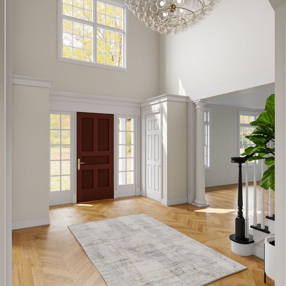 Entryway interior design by Decorilla