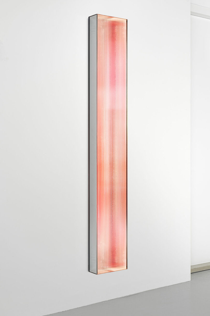 A long, wall-mounted light