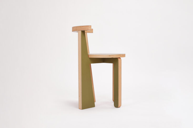 green dining chair