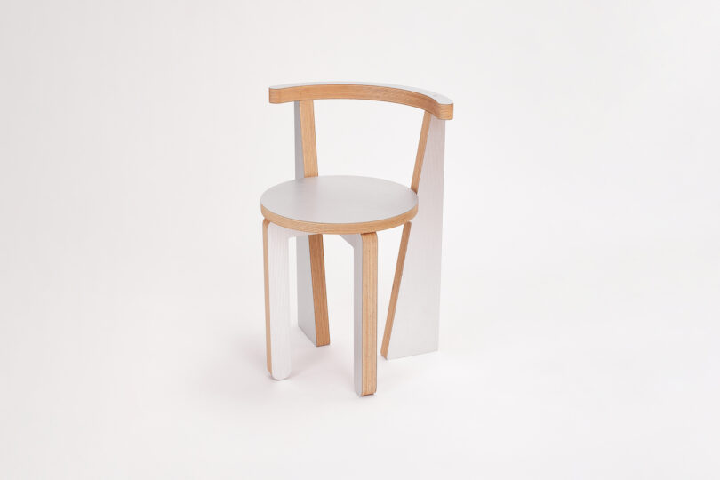 white dining chair