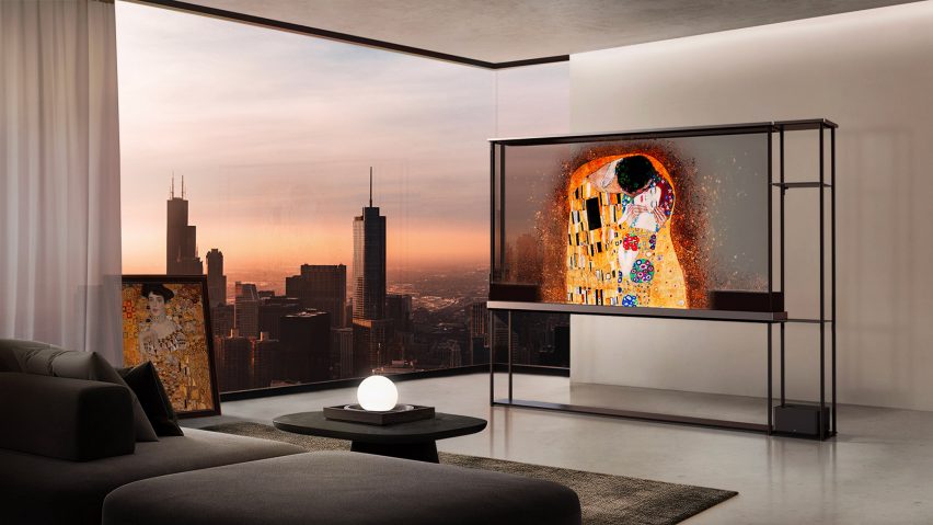 LG transparent TV