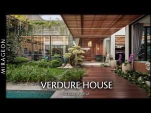 Tropical House with Japanese Concept and Wood Dominance | Verdure House