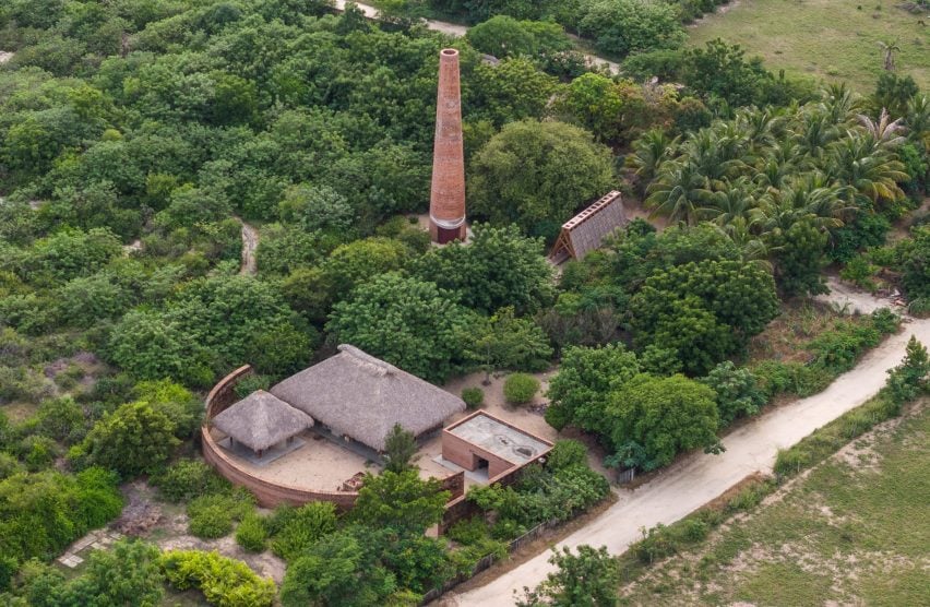 Casa Wabi installations from above