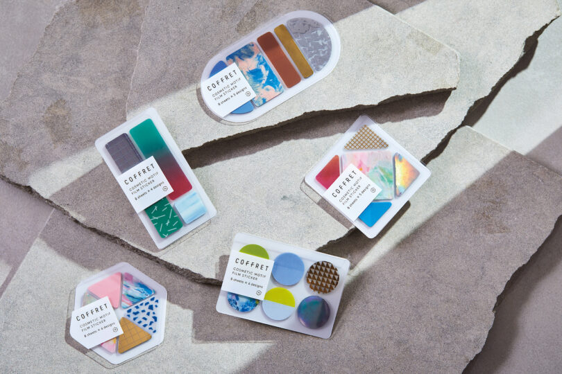 five sticker palettes