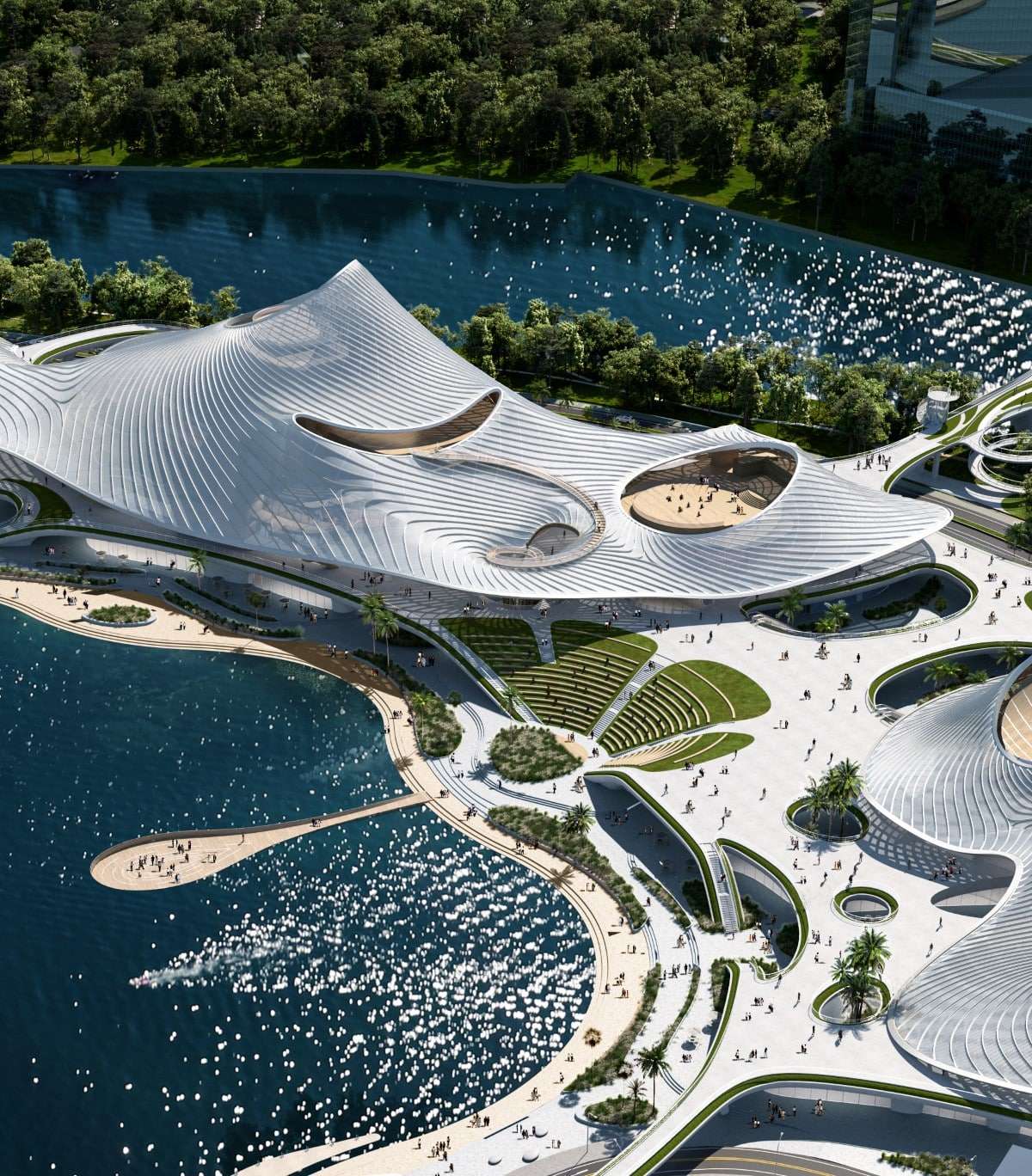 Nanhai Art Center by MAD Architects