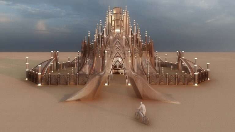 2024 Burning Man Temple Design Brings a Message of Unity and Hope to the Playa