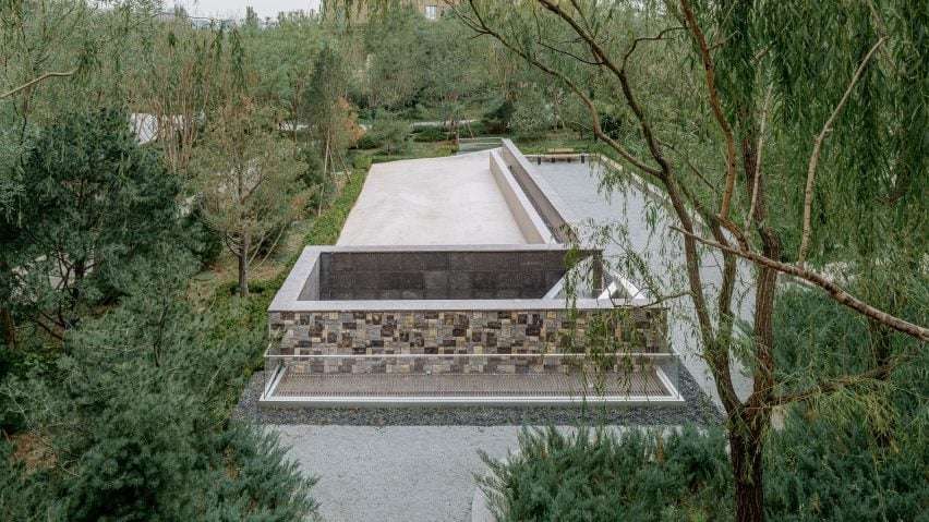 Courtyard entry of MAHA Art Centre in Beijing