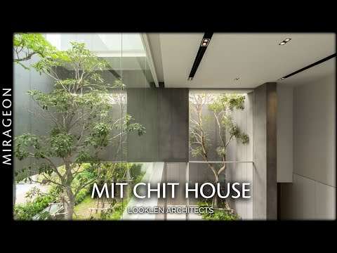 Mini-Courtyards Bring Nature Inside This Tropical House | Mit Chit House
