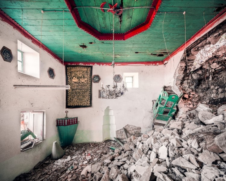 Rubble Inside an Abandoned Mosque in Turkey by James Kerwin