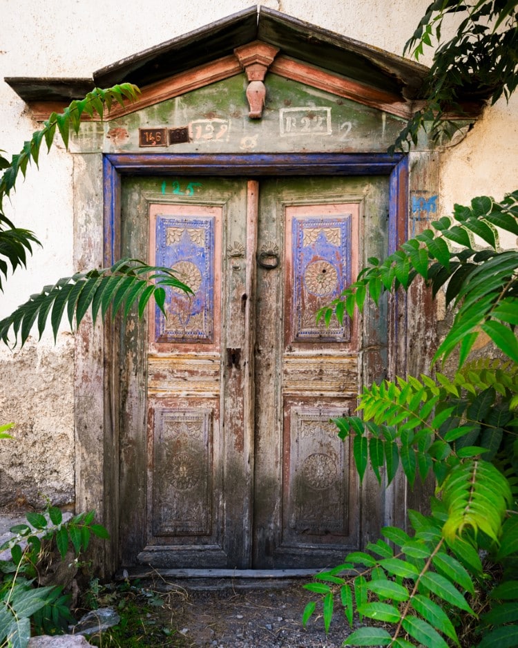 Door of an abadoned mosque in Turkey