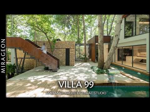 Weaving a Contemporary Home Seamlessly Between Ancient Trees | Villa 99