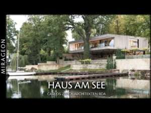 A House that Uncompromisingly Engages with the Elements of Nature | House by the Lake