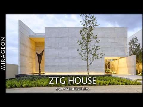 An Inward-Facing House With Marble-Clad Walls | ZTG house