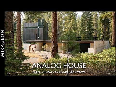 Concrete House with Steel Tower Like a "Treehouse" | Analog House