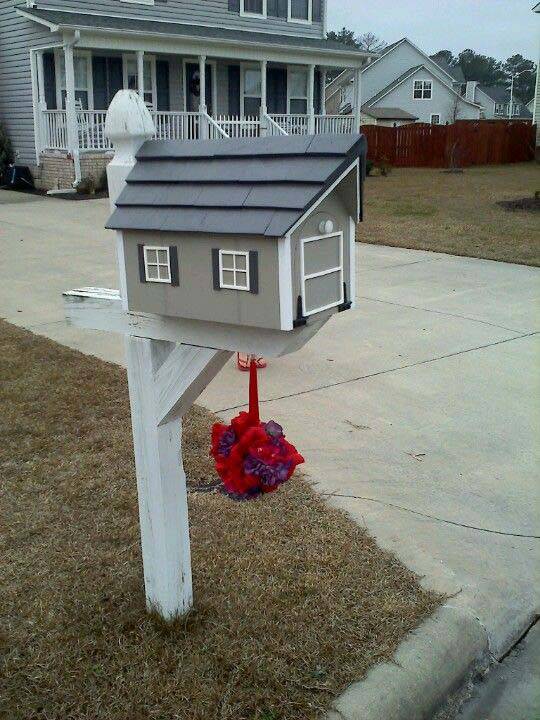 mini model home mailbox