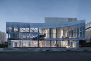 the veil: groundwork architects sculpts sinuous interiors like draped fabric