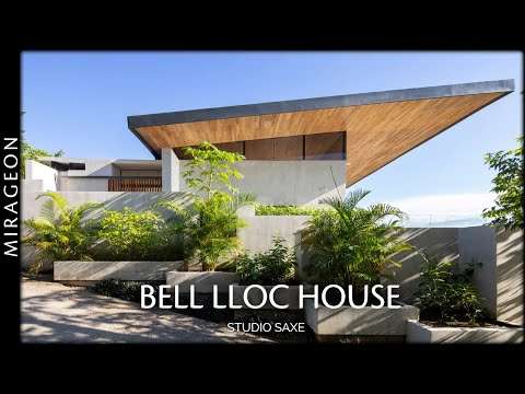 Tropical Concrete House Embedded into Costa Rican Slope | Bell-Lloc House
