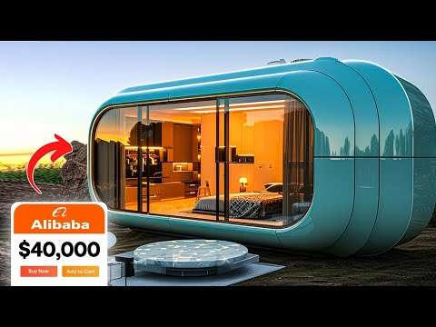 10 MODULAR CAPSULE HOUSE FOR SALE IN ALIBABA FOR UNDER $40K