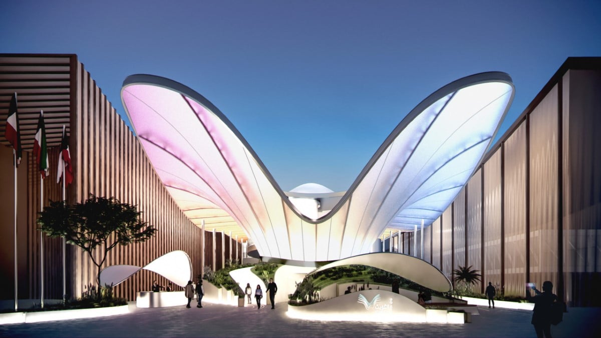 Kuwait Pavilion by Laboratory for Visionary Architecture at World Expo 2025 in Osaka