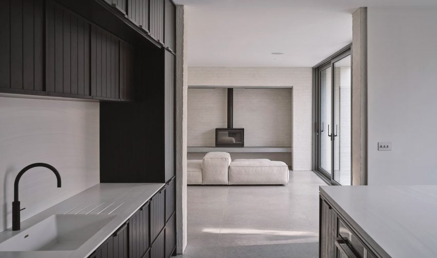 Kitchen interior at Vestige home in Cheshire