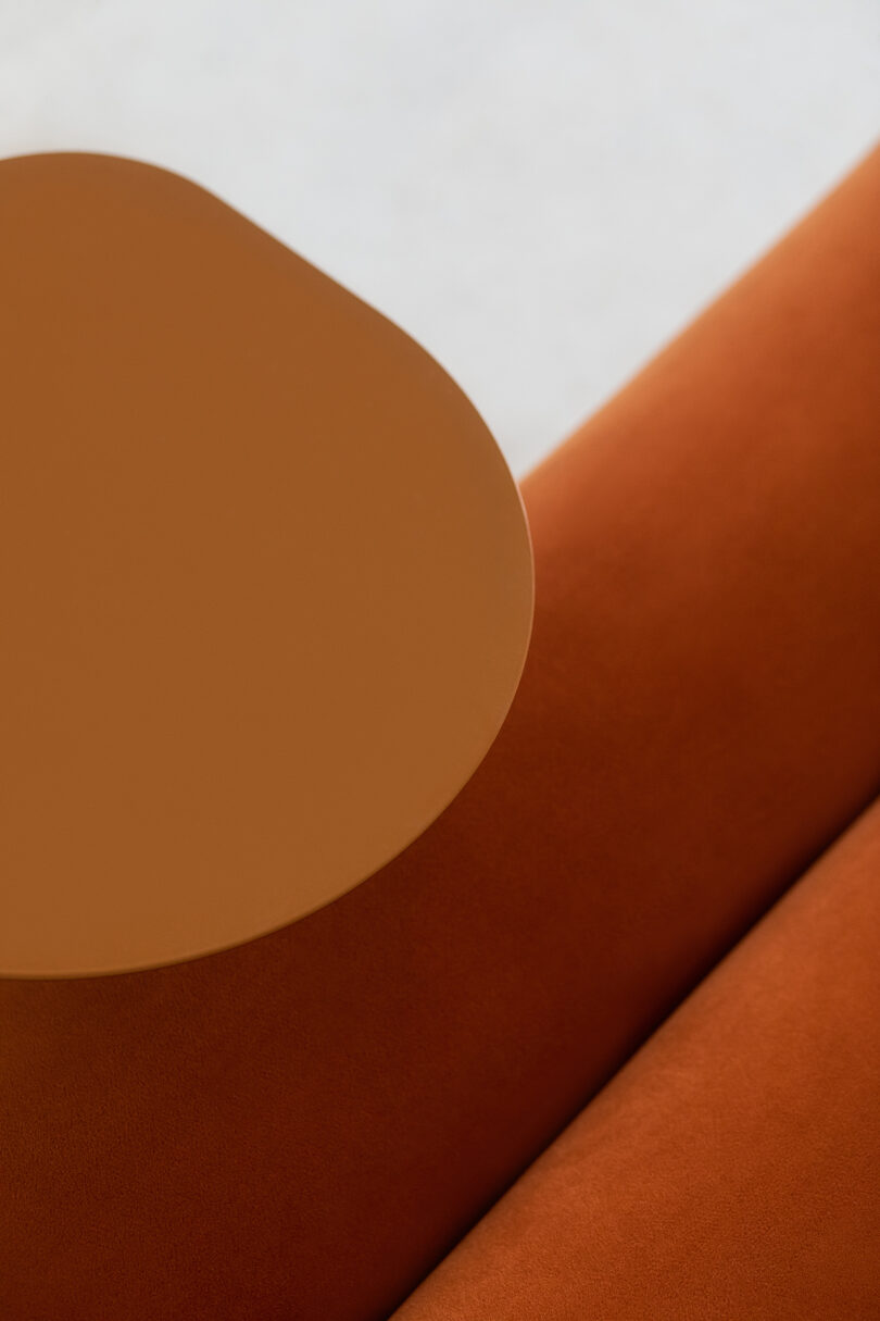 Detail of modular modern seating.