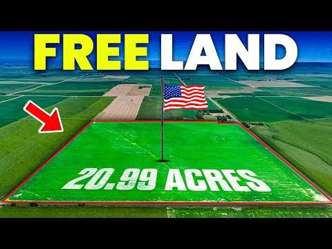 5 states that offer free land in the US