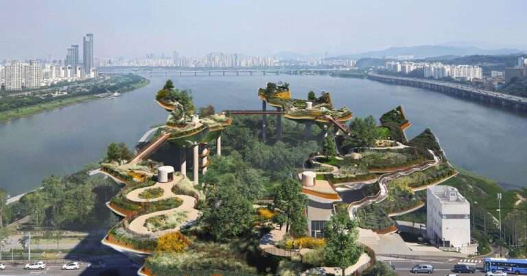 Abandoned Island in Seoul Will Be Transformed Into Lush Multi-Level Public Park
