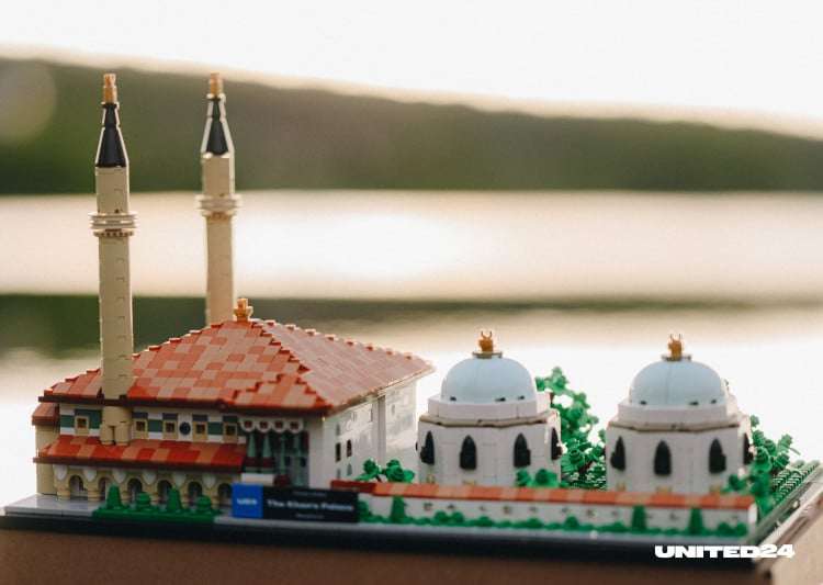 Khan Palace in Ukraine made with Lego Bricks