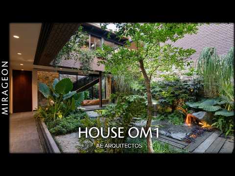 Contemporary Living Among Indoor Gardens | OM1 House
