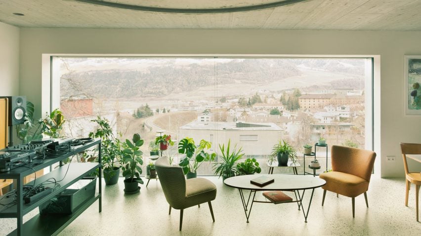 View from apartment interior by Messner Architects