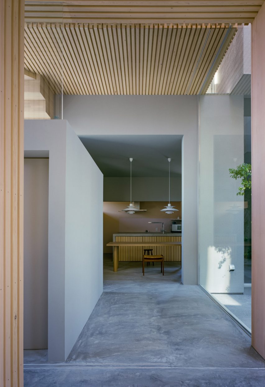 Corridor inside Osaka house