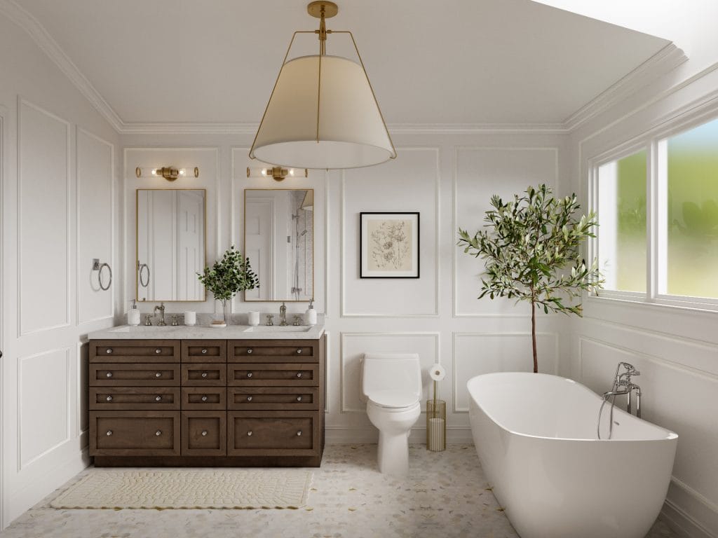 Beautiful, budget-friendly bathroom renovation cost examples by Decorilla