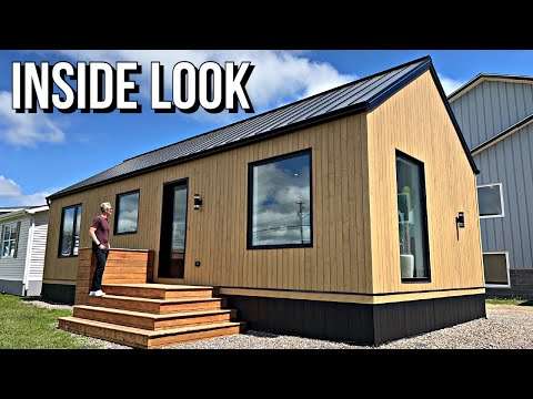 I Went to See a Nordic Style PREFAB HOME and Ended up with a Factory Tour!