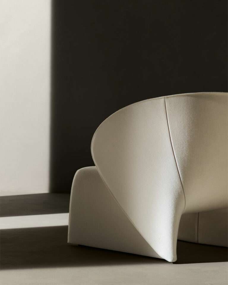 The Narinari Chair by B&B Italia Is a Sartorial, Sensory experience