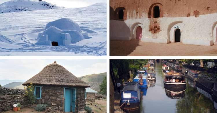 15 Different Types of Houses Found in Countries Around the World