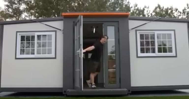 Man Shows How To Become a Homeowner by Buying a Tiny Home for Under $20K on Amazon