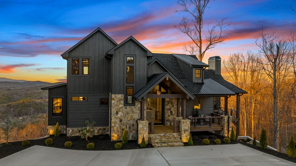 Modern rustic home exterior by Decorilla designer, Jason D.