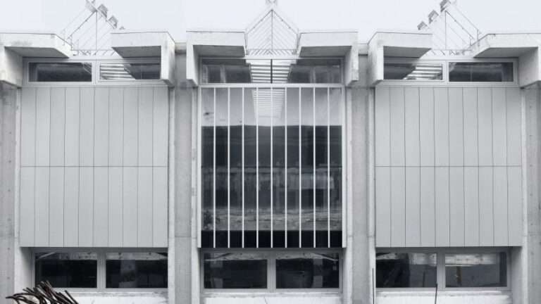 OFIS Arhitekti converts brutalist printworks in Slovenia into offices