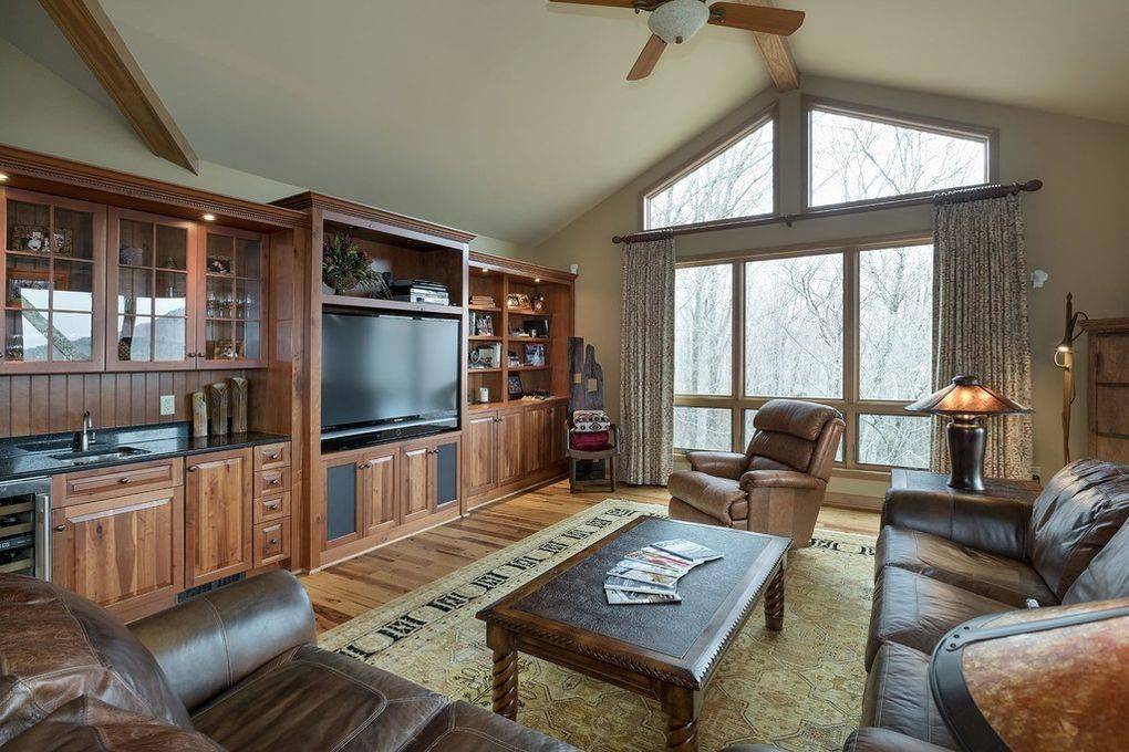 Rustic living room.